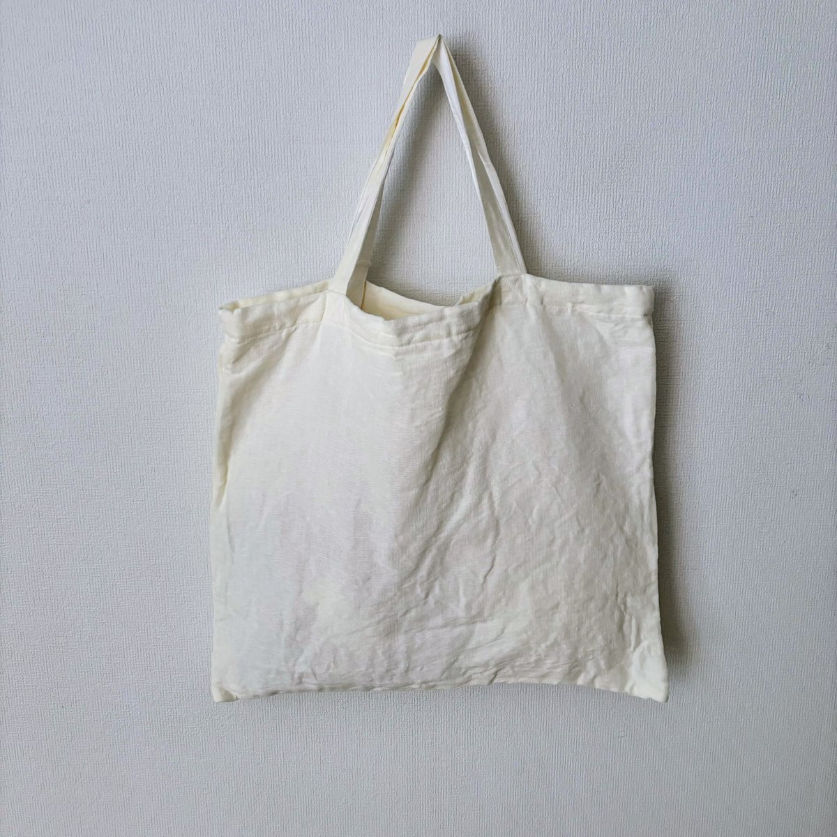 R&D.M.Co- I'M BAG ホワイト　オールドマンズテーラー　エコバッグ R&D.M.Co- / OLDMAN'S TAILOR オールドマンズテーラーリネン