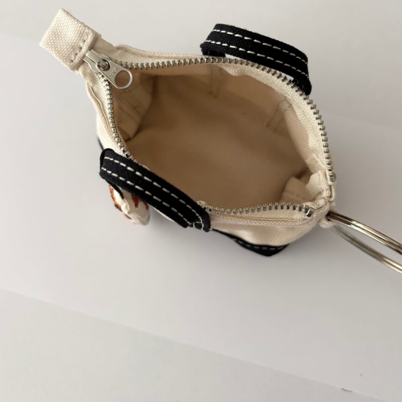オールドマンズテーラー MINI MINI TOTE KEY RING・BLACK×DOGつ