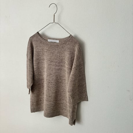 Hands of creation  フランスリネン 9G 2ply 5分袖サマーニット