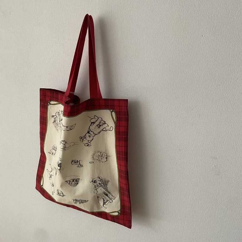 オールドマンズテーラー SKETCH BOOK PANEL BAG Dog Red | オールドマンズテーラー SKETCH BOOK PANEL BAG Dog Red |
