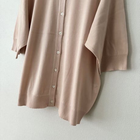homspun ソフトコンパクトヤーン 襟付きカーディガン