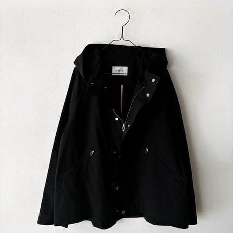 OUVERT ポリエステルナイロン 割繊ウェザーヴィンテージタンブラー撥水加工フーディージャケット