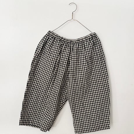 オールドマンズテーラー  GINGHAM CHECK HALF GOM PANTS