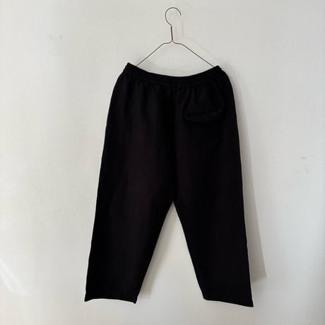 OUVERT  ヴィンテージアンティークリネン ストレート イージーパンツ