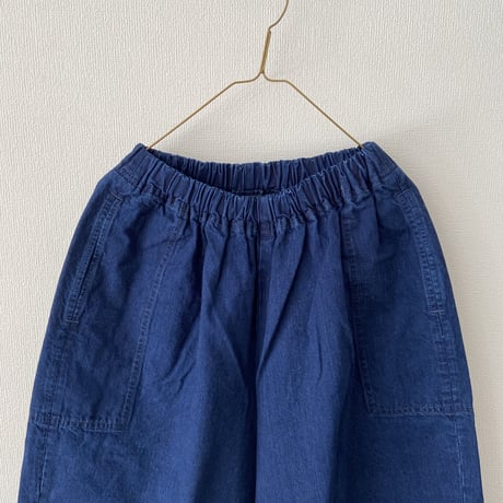 homspun 10オンスデニムギャザーパンツ ・ブルーブリーチ