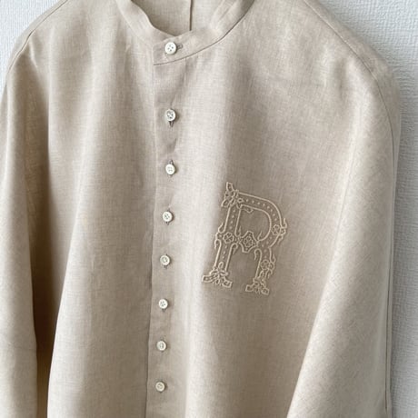 オールドマンズテーラー  EMBROIDERY BUGGY SHIRT