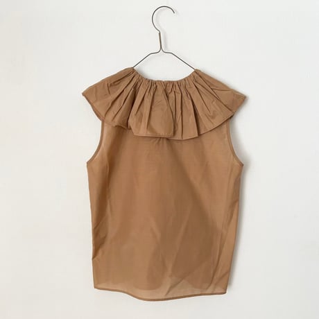 オールドマンズテーラー   SILK COTTON PIERROT COLLAR NO SLEEVE