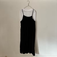 yuni コットンレーヨンナイロン hana dot jacquard camisole one piece