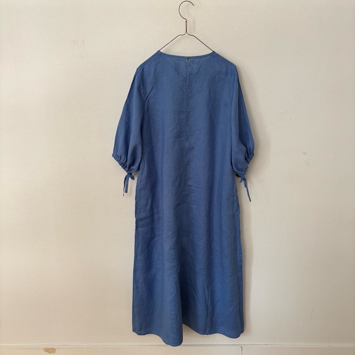 FOG LINEN WORK サーラ ドレス・二ゼル（サックス） | itonowa Lif