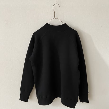 atelier naruse コットン吊り裏毛モックネックスウェット