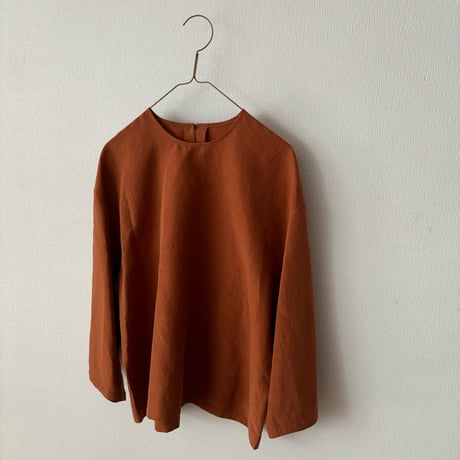 humoresque 絹紡リネン リラックスタフタ relax pullover