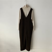 UNIVERSAL TISSU  オリジナルウールヘリンボン サロペット
