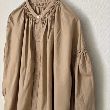 UNIVERSAL TISSU ナチュラルタイプライター トリプルシャーリングブラウス  ロングスリーブ