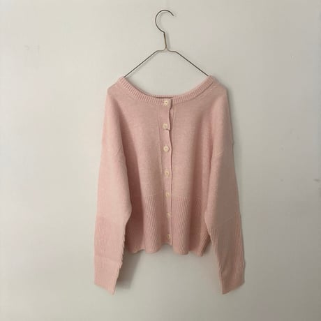 Hands of creation  LINEN WOOL 7G 2wayカーディガン