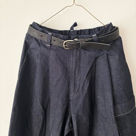 homspun レザーベルト・ブラック