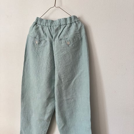 Hands of creation  fanage Linen イージーテーパードパンツ