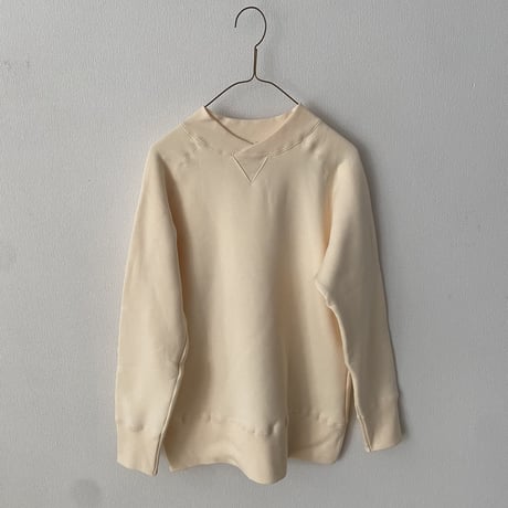 atelier naruse コットン吊り裏毛モックネックスウェット