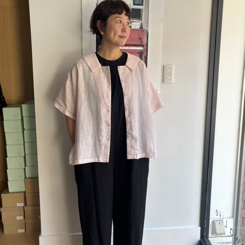 FOG LINEN WORK itonowa Life別注 フラットセーラーカラーブラウス