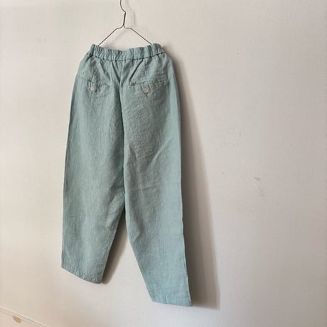 Hands of creation  fanage Linen イージーテーパードパンツ