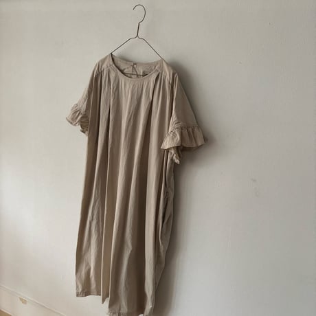 GASA＊　Exchange greetings:挨拶を交わす　フレアスリーブワンピース・smoky rose