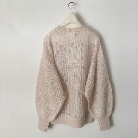 yuni wool Mohair Nylon loose プルオーバー