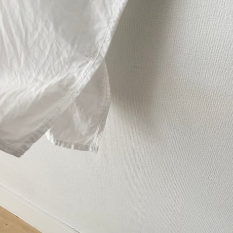 homspun コットンラミーマット BIGブラウス・ホワイト