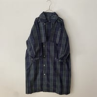 TISSU HIGH DENSITY EFFORTLESS TRENCH  ・ブラックウォッチ