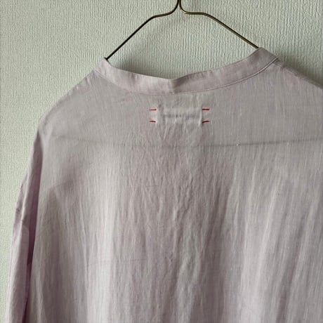 atelier naruse linen shirt  one-piece ・lavender pink