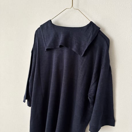 NATURAL LAUNDRY　ベルギーリネン天竺 マリンTシャツ