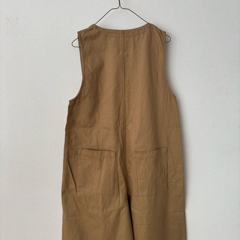 UNIVERSAL SEVEN 綿麻ツイル サロペットパンツ | itonowa Life  