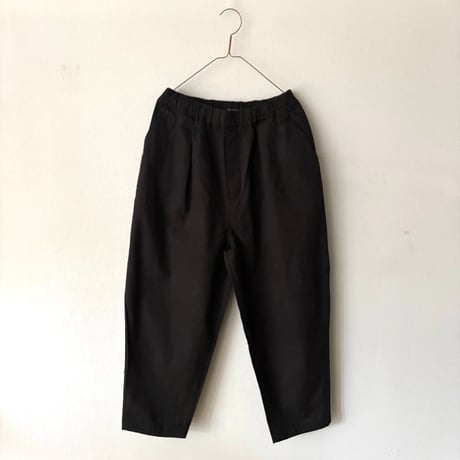 Hands of creation Organic Cotton 20/-Slub Serge イージーオーバルパンツ