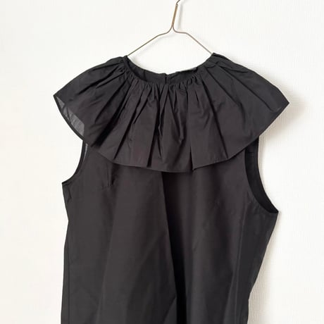 オールドマンズテーラー   SILK COTTON PIERROT COLLAR NO SLEEVE