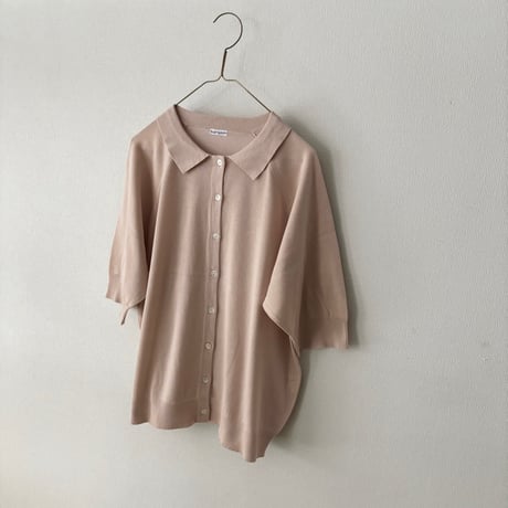homspun ソフトコンパクトヤーン 襟付きカーディガン