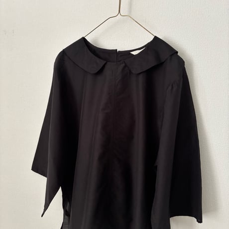 koton コットンシルクフラットカラーブラウス