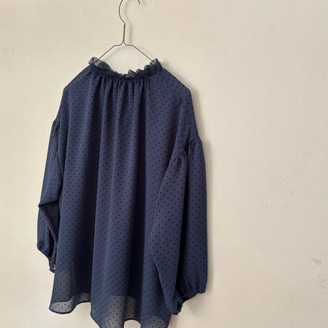 somewearclothing  ネックギャザーフリルブラウス