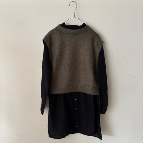 PARIS DE AOUNE   シープモヘア ベスト