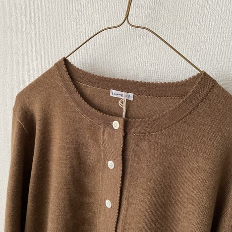 homspun 梳毛カーディガン