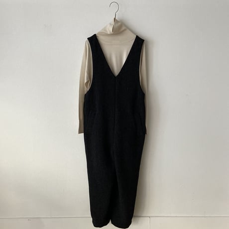 UNIVERSAL TISSU  オリジナルウールヘリンボン サロペット