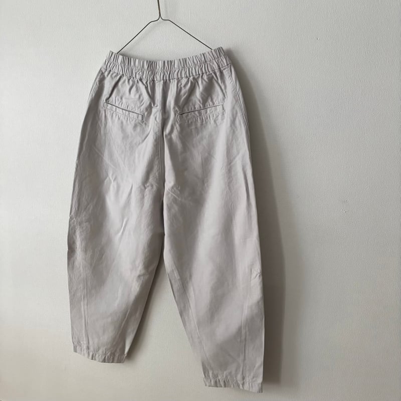 Hands of creation 綿麻バックサテン オーバルパンツ | itonowa Li