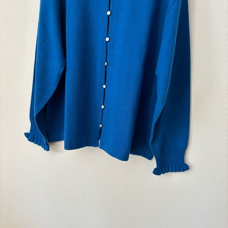 Hands of creation  super merino ポイントフリル2wayカーディガン