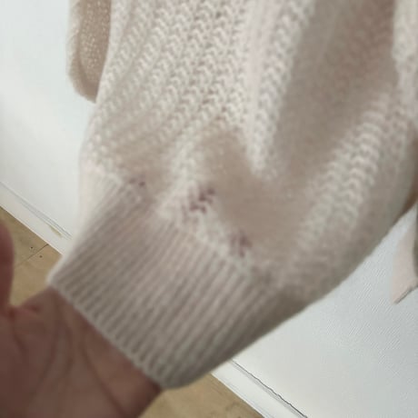 yuni wool Mohair Nylon loose プルオーバー