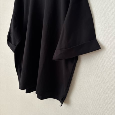 OUVERT KANDOU天竺 ロールアップスリーブ プルオーバー