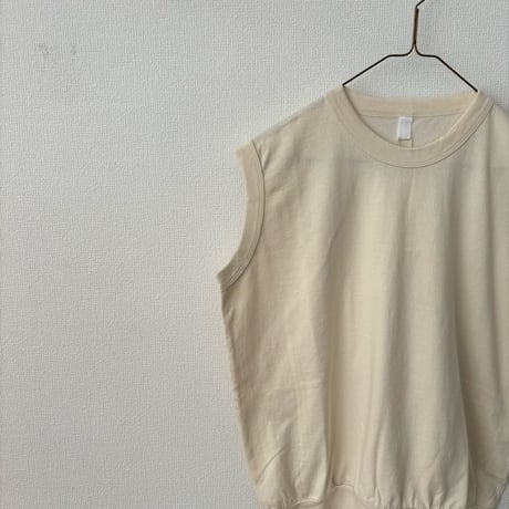 homspun 40/2 天竺 ノースリーブ  プルオーバー