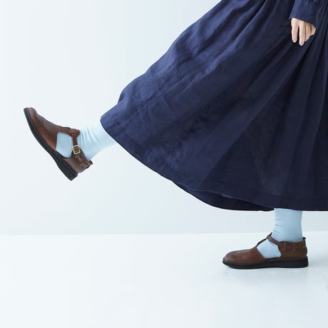 atelier naruse linen cotton stockinette high socks
