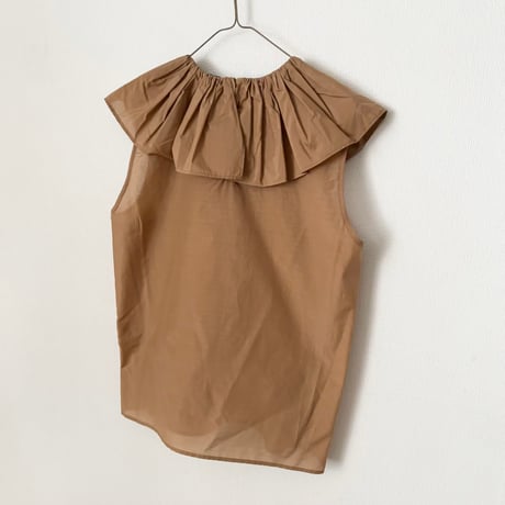 オールドマンズテーラー   SILK COTTON PIERROT COLLAR NO SLEEVE