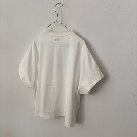TISSU  クラッシック天竺 モックネックドルマンTシャツ