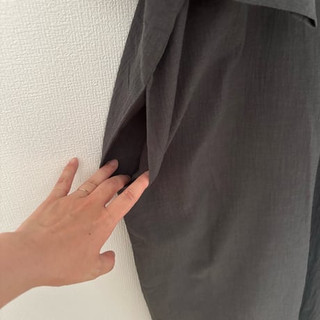 somewearclothing  Tワンピース 先染めボイルローン