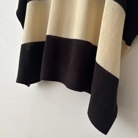 NATURAL LAUNDRY　ハイツイストボーダー ブロックプルオーバー