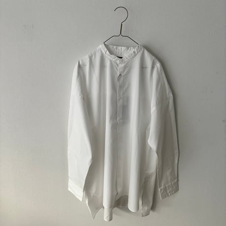 TISSU  コットンブロード バンドカラーシャツ・サイズ3