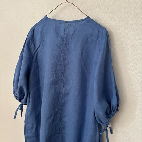 FOG LINEN WORK  サーラ ドレス・二ゼル（サックス）